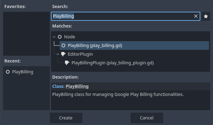 Add PlayBilling Node